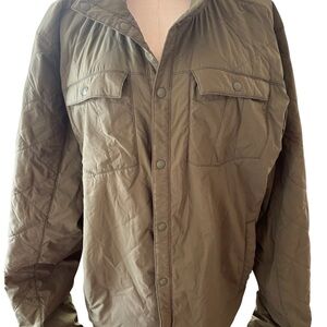 Men's Quilted Jacket in Olive